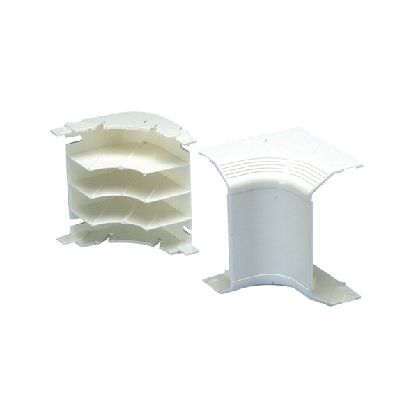 Panduit RACEWAY NONMETALLIC T-70, INSIDE CORNER FITTING, WHITE ROHS T70ICWH